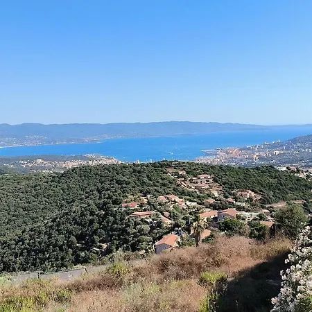 Gites Sassone, Vue Panoramique Sur Ajaccio Et La Mer Alata Exterior photo