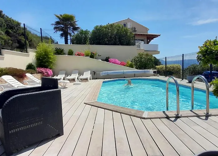 Gites Sassone, Vue Panoramique Sur Ajaccio Et La Mer