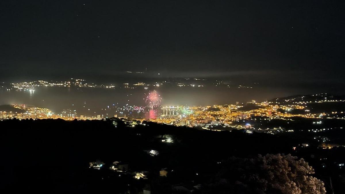 Sassone, Vue Panoramique Sur Ajaccio Et La