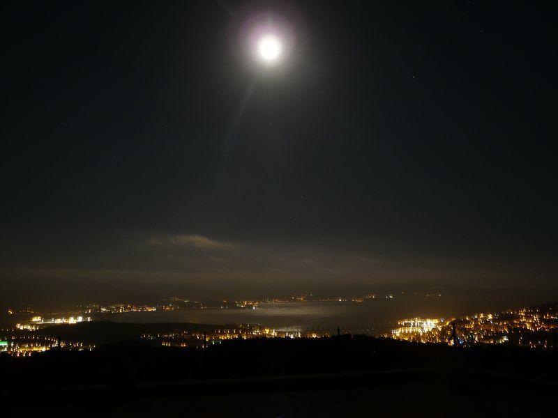 Sassone, Vue Panoramique Sur Ajaccio Et La Alata